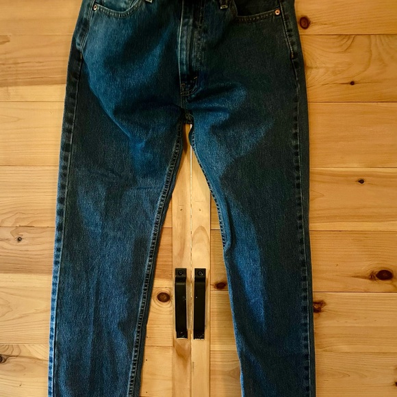 Two pairs of Levi's Classic 505 Straight Blue Jeans 33 x 32 - Picture 1 of 9